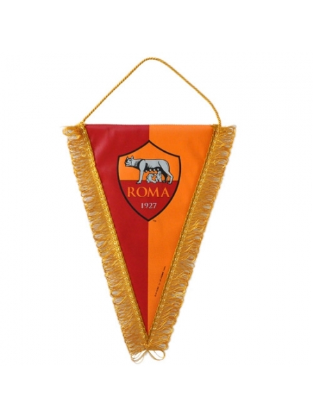 Gagliardetto triangolare con stemma AS ROMA